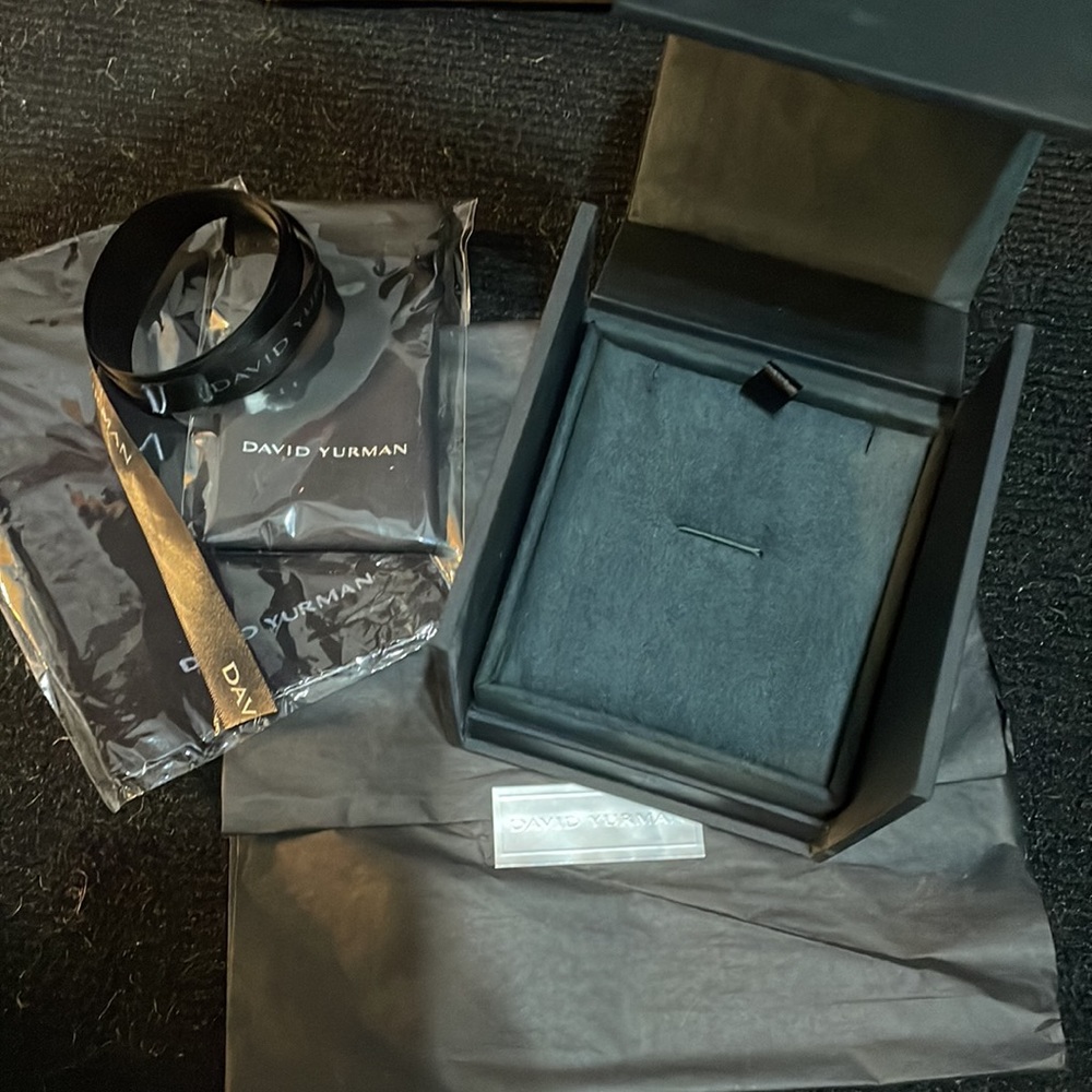 David Yurman Necklace or Charm Box w/Complete Packaging